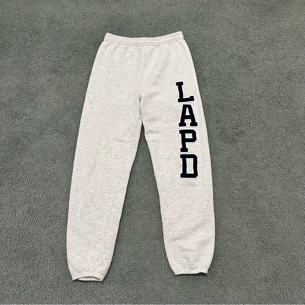 Vintage 90s LAPD patch Los Angeles sweatpants MJ Soffe USA Made